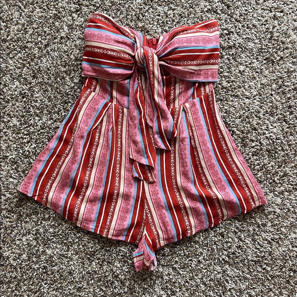 Strapless Romper